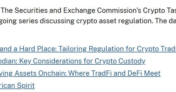 The US SEC will celebrate four rounded round tables on cryptocurrencies