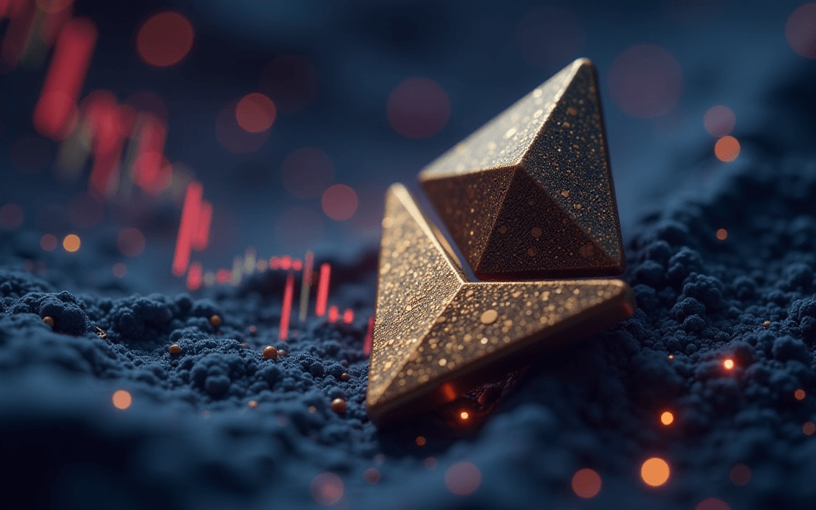 Ethereum rises 5% while Sharplink points to a USD 425 million treasury in ETH